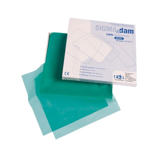 Kofferdam Template Ivory 6 x 6, Stück