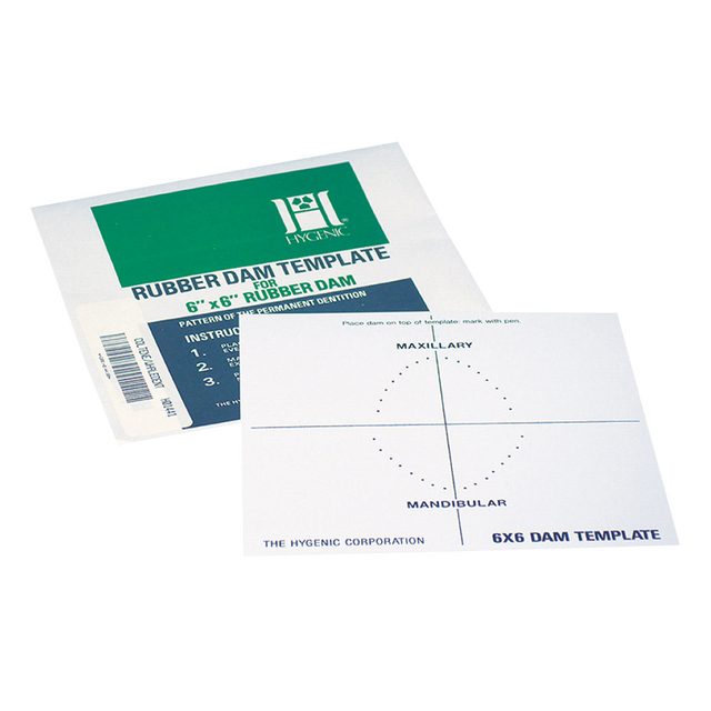 Kofferdam Schablone für 152 mm Hygenic, Stück