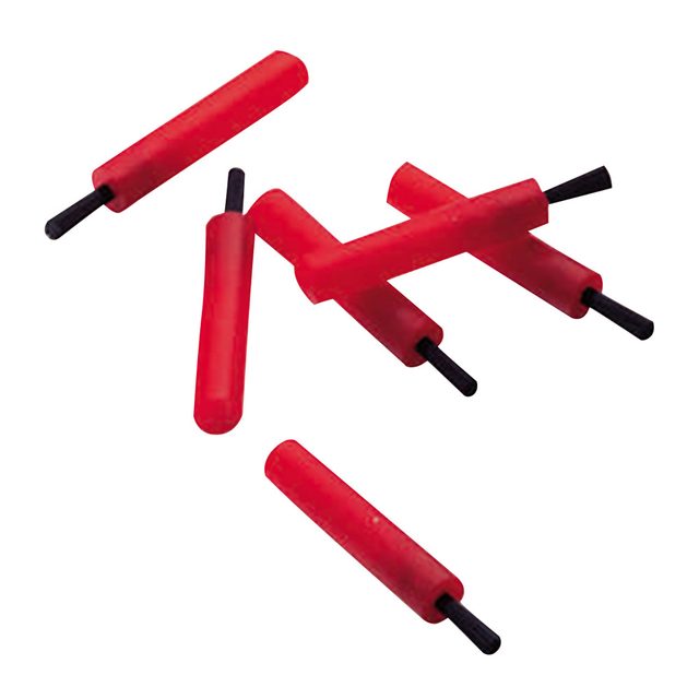 Pinselansatz rot, 100 Stück
