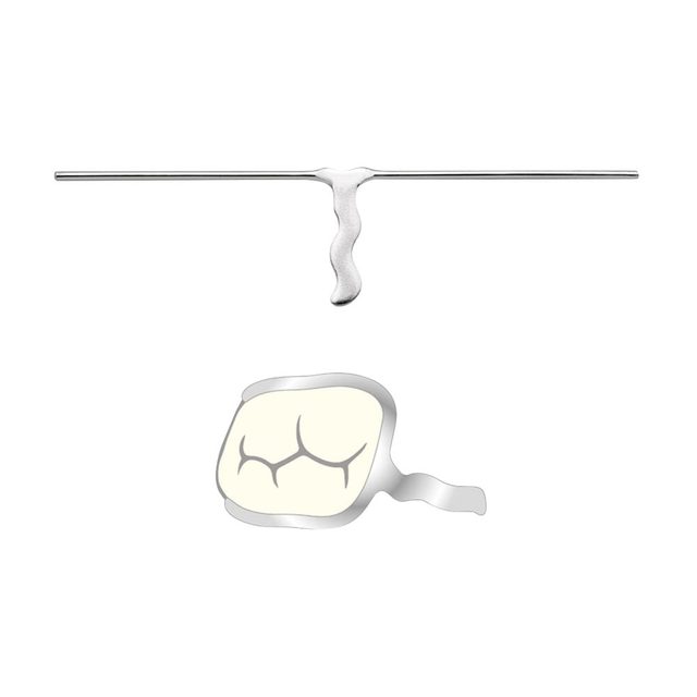 Profi-Bügel gerade 80 mm, 10 Stück