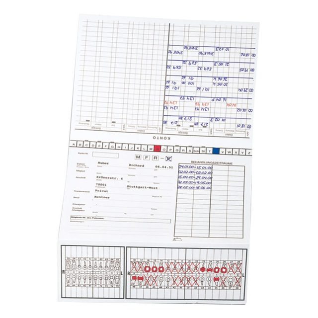 Terminblatt normal 3-spaltig 7-19 Uhr, 100 Stück