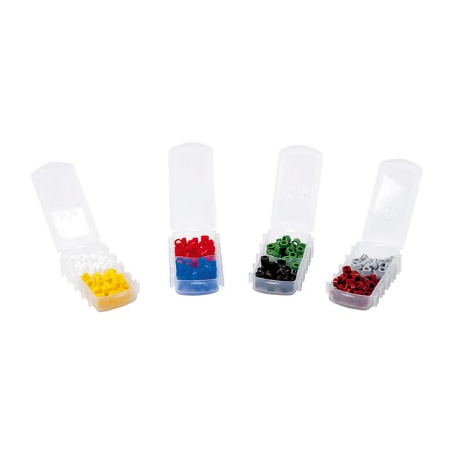 Colour Code-Rings weiss  50St