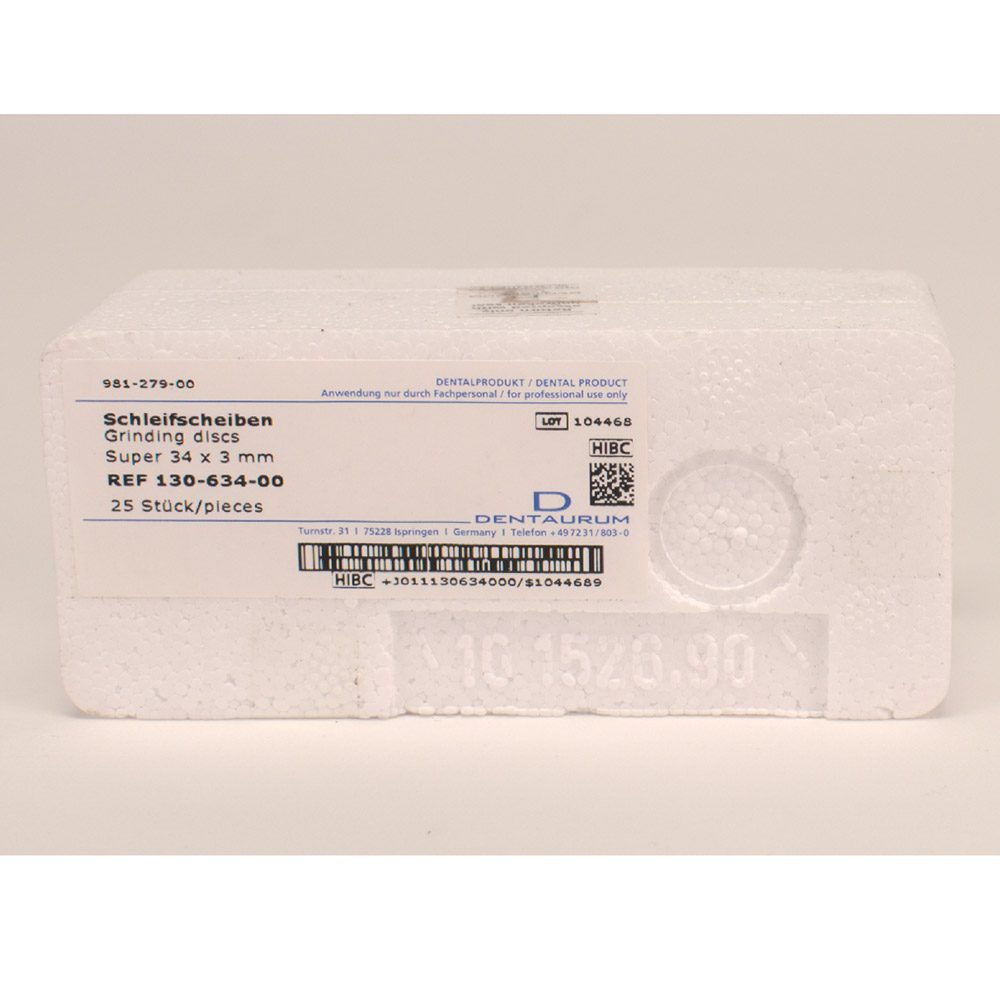 Schleifscheiben 34x3mm 25St